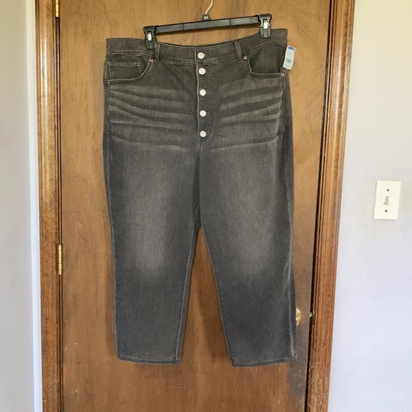 Express Super high rise slim button fly jean size 18 S - Picture 7 of 17